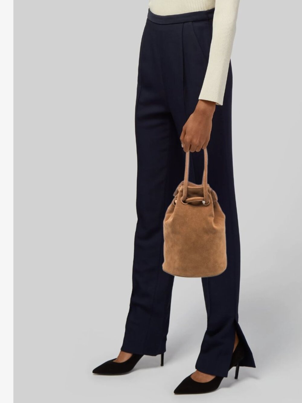 Mansur Gavriel Suede Bucket Bag - Picture 2 of 6